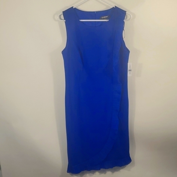 Glamour Dresses & Skirts - Glamour Blue Dress with Ruffles Size 12 (New)